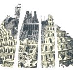 Babel Tower in Pieces (Homage to Bruegel)