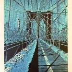 Brooklyn Bridge: Night Ice with Stars